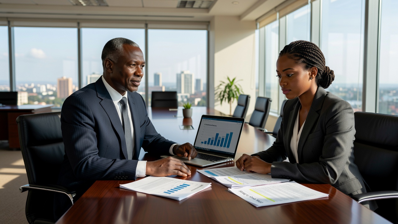 Executive coaching session